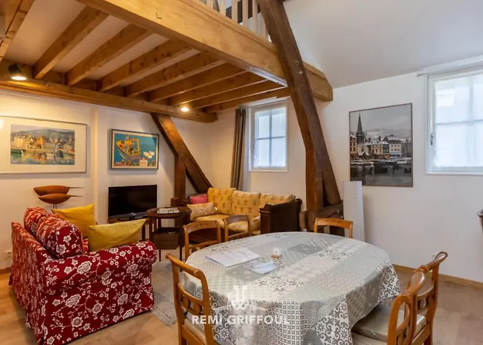 Le Sejour Honfleurais 3 Duplex With Local Charm Center 4 Guests * Honfleur