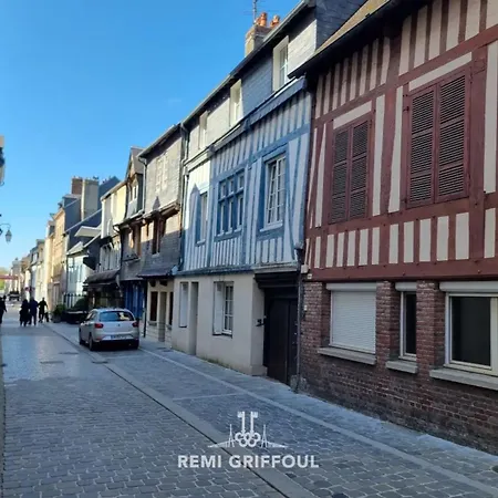 Le Sejour Honfleurais 3 Duplex With Local Charm Center 4 Guests شقة *