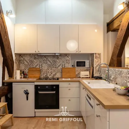 شقة Le Sejour Honfleurais 3 Duplex With Local Charm Center 4 Guests أونفلور