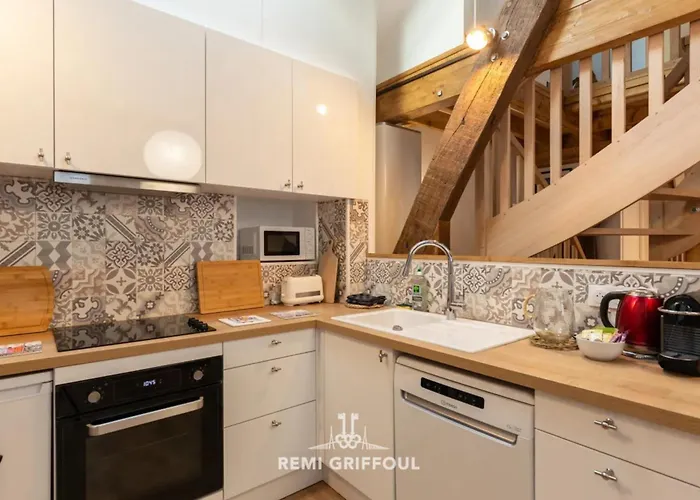 Le Sejour Honfleurais 3 Duplex With Local Charm Center 4 Guests * Honfleur