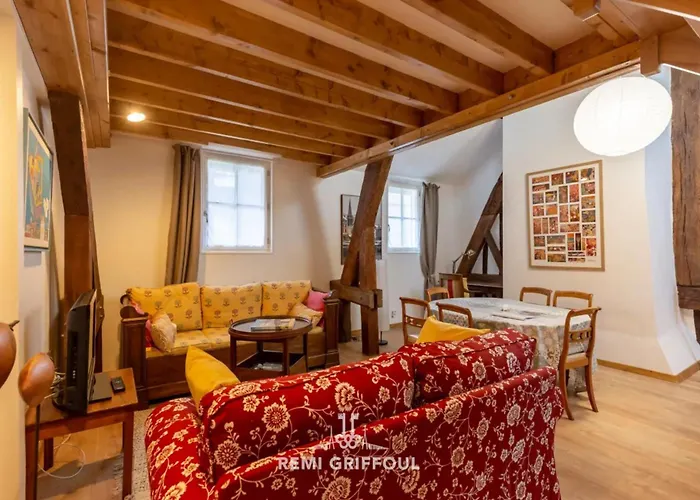 Le Sejour Honfleurais 3 Duplex With Local Charm Center 4 Guests *
